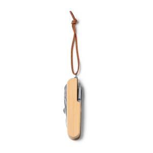 1 Stk. Taschenmesser mit Bambusgriff für Gravur