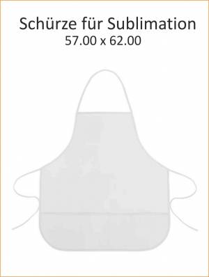10 St.Schürzen für Sublimationsdruck