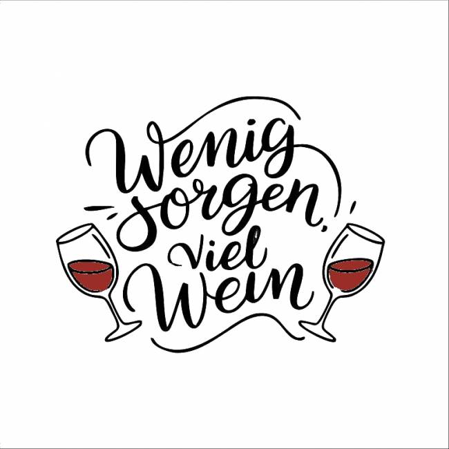 Wenig Sorgen, viel Wein