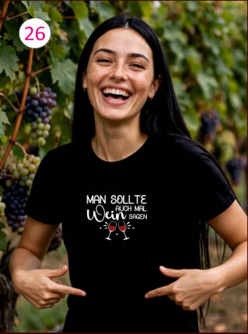 Man sollte auch mal Wein sagen