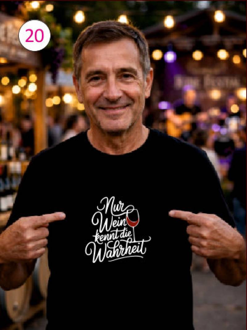 Nur Wein kennt die Wahrheit
